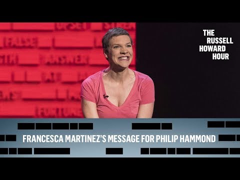 Francesca Martinez has a message for Philip Hammond