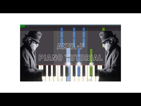 Axel F  Piano Tutorial (Synthesia) With Sheet Music