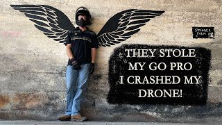 I Rode 750 Miles for Lunch: First Motorcycle Campout, Go Pro stolen, crashed drone.
