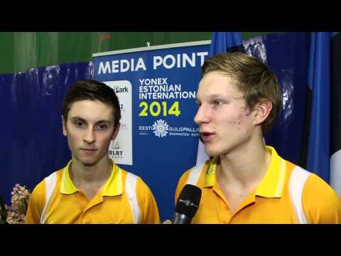 Ruben Jille - Robin Tabeling / Yonex Estonian International 2014
