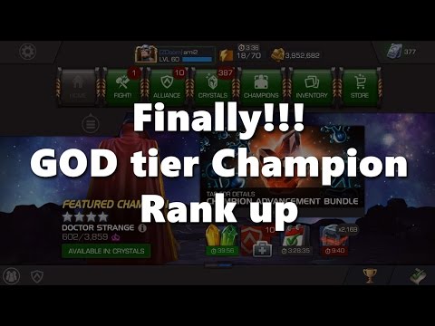 Finally!!! GOD tier Champion Rank up