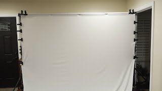 Seamless White Backdrop | Angler Wrinkle-Resistant Fleece Background (White, 9 x 20')