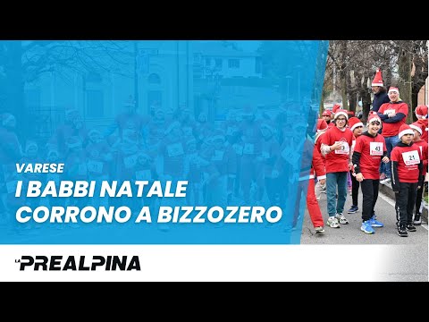 Varese. I Babbi Natale corrono a Bizzozero