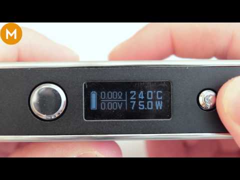 Part of a video titled Sigelei 75w Box Mod - Temperature Control Tutorial (ni200 coil)