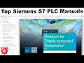Top Siemens S7 PLC Manuals Documentation