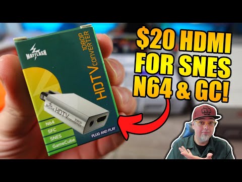 The Mayflash $20 Nintendo HDMI Adapter! A Cheap Option For SNES, N64 & GameCube! REVIEW