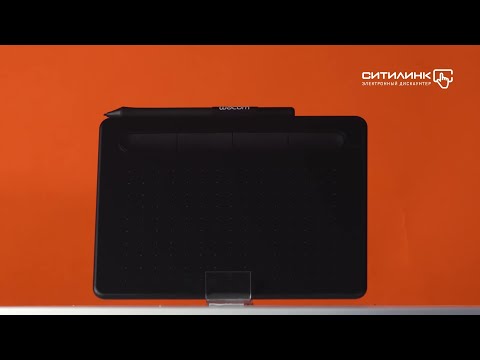 Grafinė planšetė Wacom Intuos S su pieštuku (CTL-4100K-N), Juoda video