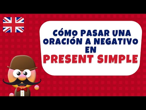 CÓMO PASAR UNA ORACIÓN A NEGATIVO  EN PRESENT SIMPLE-INGLÉS PARA NIÑOS CON MR.PEA - ENGLISH FOR KIDS