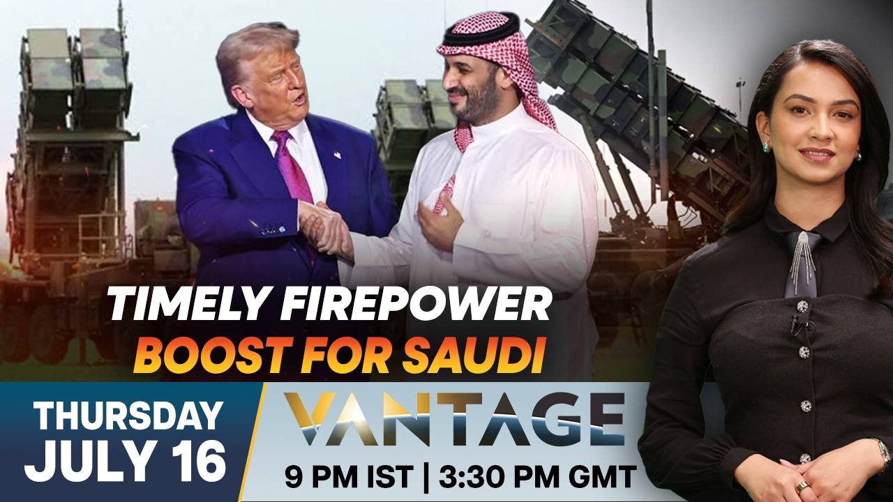 Trump Clears 20,000 Precision Rockets for Saudi Arabia | Vantage on Firstpost | 4K