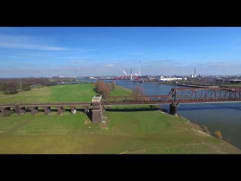 Überflug mit der Phantom  Am Rhein, Duisburg Rheinhausen