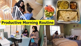 Ek Good News Hai 😃 | Refreshing Morning Routine | Veg. Thali | Simple Living Wise Thinking