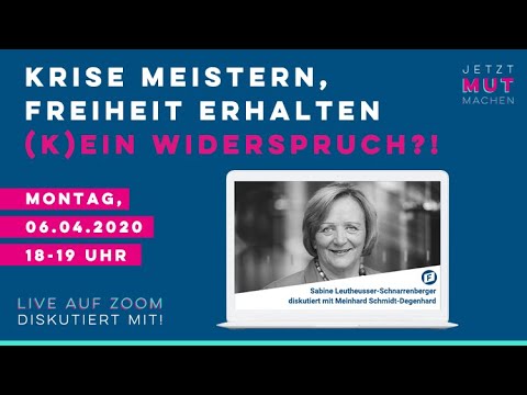 Krise meistern, Freiheit erhalten - (K)ein Widerspruch?!