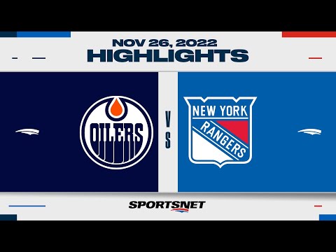 NHL Highlights | Oilers vs. Rangers - November 26, 2022