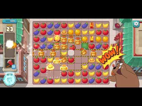 We Bare Bears Match3 Repairs Level 1319 - No Boosters