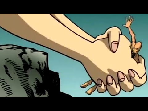 Julie grabs Mr. Gone (from The Maxx) [Para-Giantess]