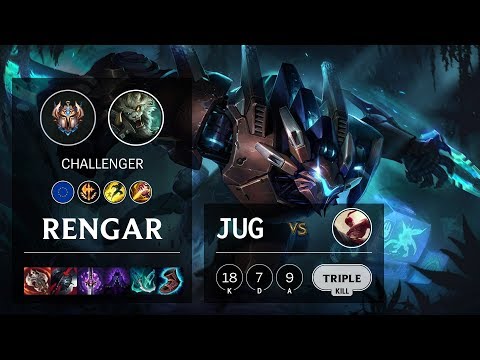 Rengar Jungle vs Lee Sin - EUNE Challenger Patch 10.6