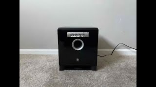 Video thumbnail for Yamaha YST-SW015 Home Theater Powered Active Subwoofer by Audio Electronics