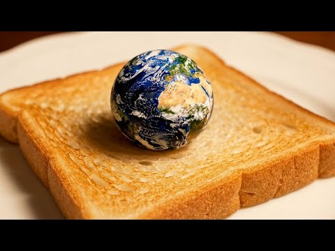 Cosmic Toast ASMR: 50  Planets & Moons Spread on Bread 🌌🍞