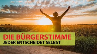 Jeder entscheidet selbst – Die Meinung eines Bürgers aus dem Burgenlandkreis.
