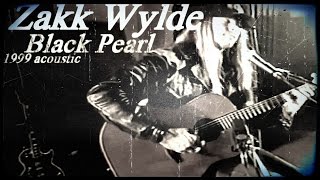 Zakk Wylde performs Black Pearl on acoustic (1999) [UNPLUGGED]