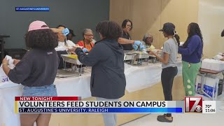 Churches feed St. Augustine's University students still on Raleigh campus