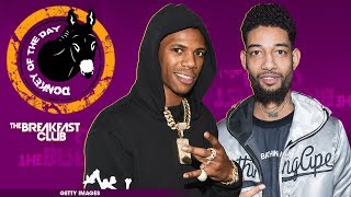 Lil B Gets Jumped By PnB Rock And A Boogie Wit Da Hoodie