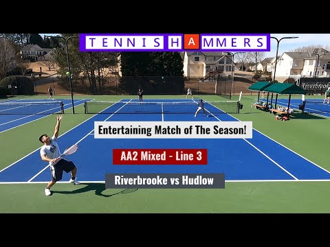 Entertaining Match Of The Season! | ALTA AA2 - Line 3| Riverbrooke vs Hudlow |