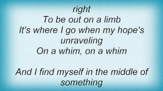 Ron Sexsmith - On A Whim Lyrics