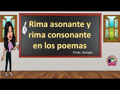 Rima asonante y consonante en los poemas