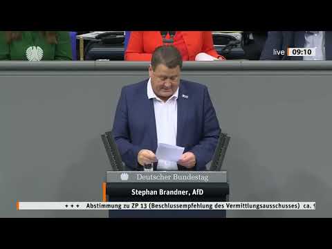 MACHT-DEMONSTRATION DER SPD! 🛑 Stephan Brandner rechnet mit Vermittlungsausschuss ab!