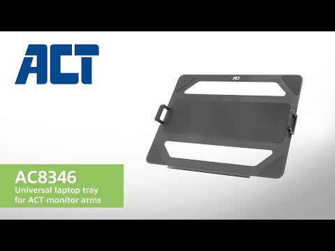 ACT Universal laptop tray for monitor arms