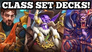 A deck to try for each CLASS SET today! | Hearthstone