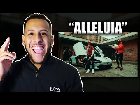 Shiva - Alleluia feat. Sfera Ebbasta (Official video) | BRITISH REACTION