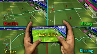 6 Shooting Types Tutorial in eFootball 2026 | Touch & Flick Controls