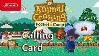 Animal Crossing: Pocket Camp - Calling Card