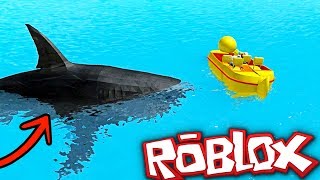 Escapa Del Tiburon En Roblox Youtube - escapa del tiburon en roblox youtube jockeyunderwars com