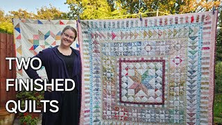 BINDING TWO QUILTS | Hand Quilting Liberty Quilt