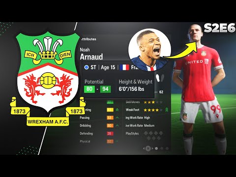NOUL MBAPPE ESTE IN ACADEMIA NOASTRA, 94 POTENTIAL / FC 24 ROMANIA Cariera cu Wrexham S2E6
