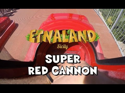 SUPER RED CANNON (POV) @ Etnaland Waterpark (novità 2016)