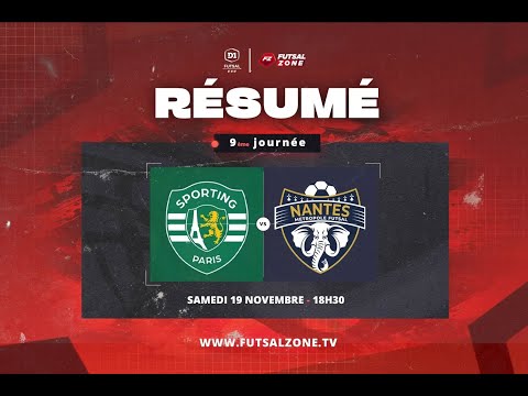 D1 Futsal - J9  Sporting Club Paris vs Nantes Métropole Futsal