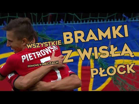 WSZYSTKIE BRAMKI DOMOWE W MECZACH Z WISŁĄ PŁOCK
