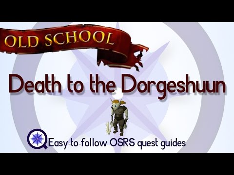 Death to the Dorgeshuun - OSRS 2007 - Easy Old School Runescape Quest Guide