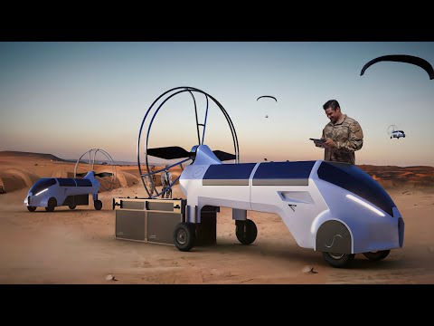 Introducing the Stork-STM: The Revolutionary Unmanned Aerial Parafoil for Airborne Logistics!