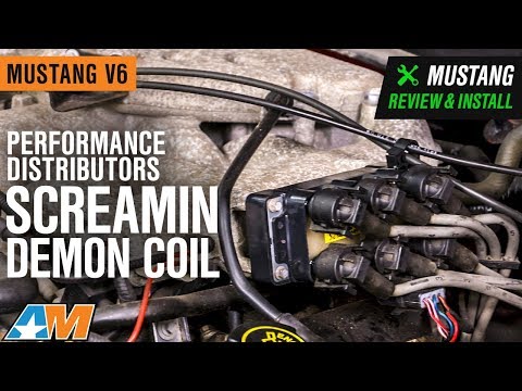 1994-2000 Mustang V6 Performance Distributors Screamin Demon Coil Review & Install