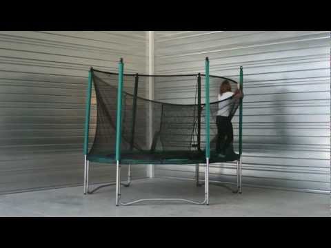 comment monter trampoline avec filet