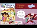 Dora The Explorer Music School Days 2007 VHS Opening Closing
