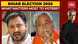 Sushant, Caste, Covid Or Vikas; What Matters Most To The Bihar Voters? | News Today With Rajdeep - Download this Video in MP3, M4A, WEBM, MP4, 3GP