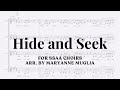 "Hide and Seek" for SSAA Choirs arranged by MaryAnne Muglia
