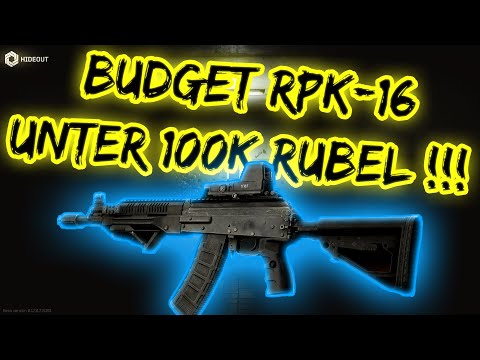 RPK Budget Build für unter 100k Rubel inkl. Insaneee PVP Clips !!! - Escape from Tarkov