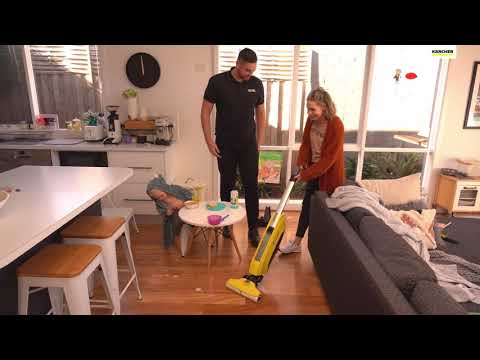 Kärcher FC 5 Cordless Hard Floor Cleaner - Spills Cleaning Challenge 2020